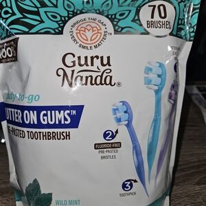 Guru Nanda Pre-Pasted Toothbrushes